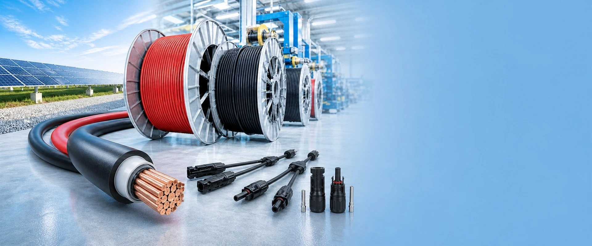 Solar DC cable and copper conductor for photovoltaic power systems