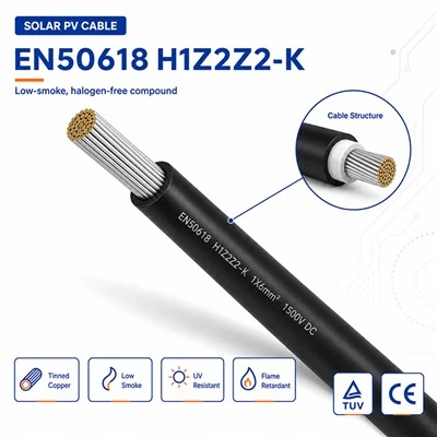 EN50618 H1Z2Z2-K Solcellekabel