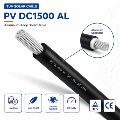 TUV PV DC1500 AL Solcellekabel